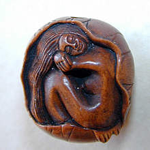 ASTROLOGICAL OJIME BEAD - VIRGO MAIDEN